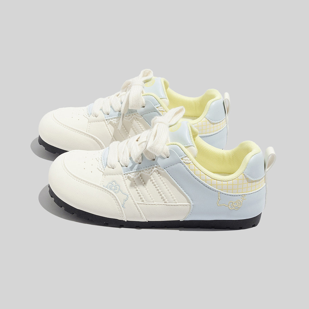 Damen Sportliche Sneakers mit verspieltem Design und atmungsaktiven Einsätzen R&B