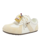 Damen Sneakers mit tierischen Applikationen und bequemer Dämpfung