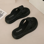 Damen komfortable Riemensandalen mit elegantem Knoten-Design EB