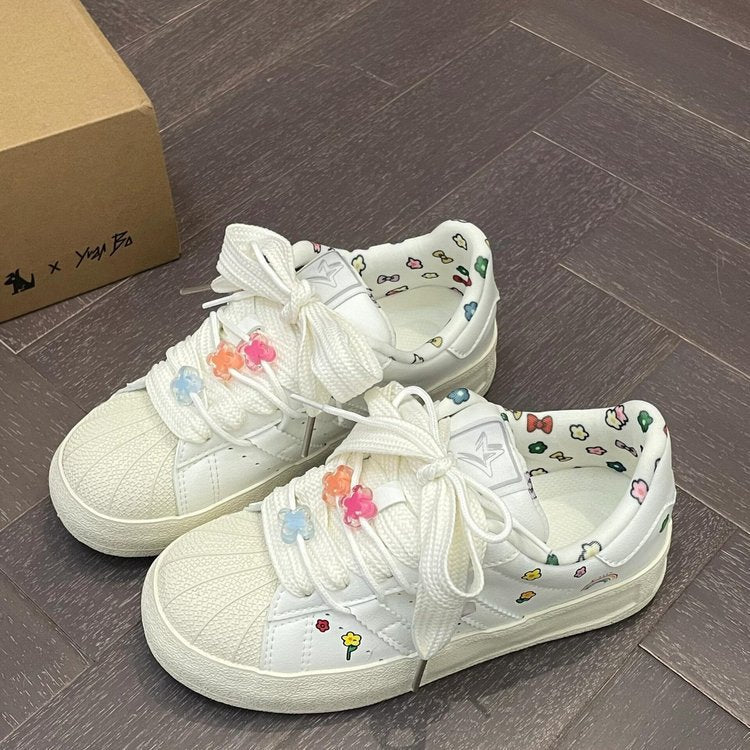 Damen Sneakers mit verspieltem Dekor und atmungsaktiver Innenausstattung R&B