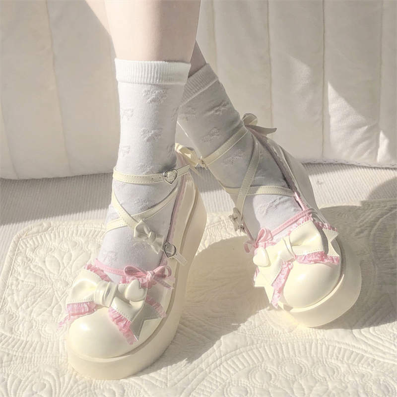 Damen Romantische und verspielte Schnürsandalen mit Schleifen-Details R&B