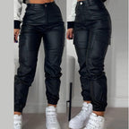Damen Cargo-Hose mit elastischem Bund und praktischen seitlichen Taschen R&B
