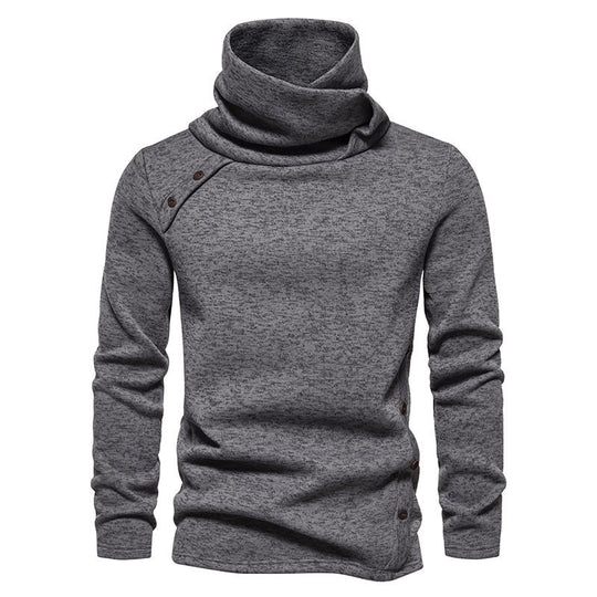 Herren modischer Rollkragenpullover mit einzigartigem Design R&B