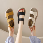 Damen Komfortable Sandalen mit verstellbaren Klettverschlüssen