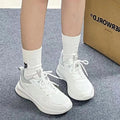 Damen Sportliche Sneakers mit atmungsaktiver Mesh-Oberfläche und stoßdämpfender Sohle R&B