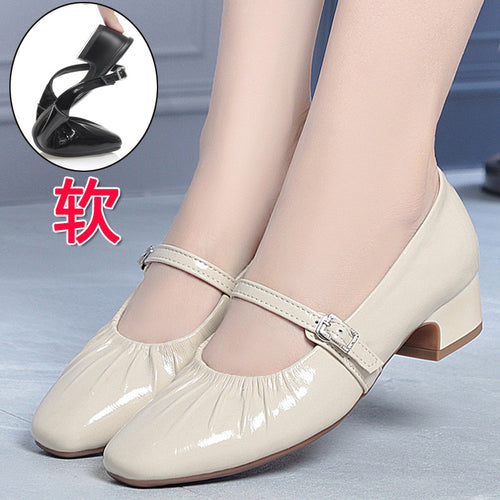 Damen Slingpumps mit elastischem Rüschendesign R&B