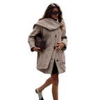 Damen Luxus Oversized-Jacke mit strukturiertem Design R&B