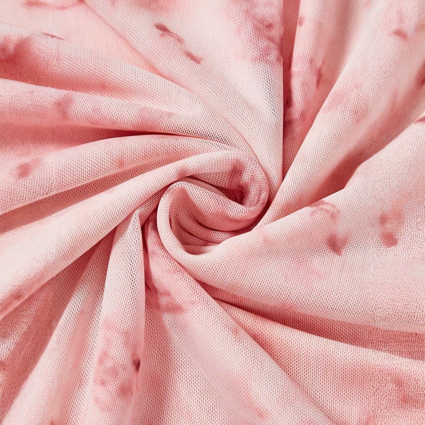 Damen Wickelkleid mit Rüschendetails und floraler Struktur R&B