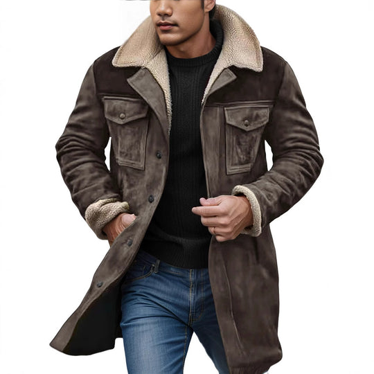 Herren Warm gefütterte Modische Jacke R&B