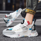 Damen Modische Outdoor-Sneaker mit atmungsaktiver Mesh-Oberfläche und rutschfester Sohle R&B