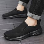 Damen Komfortable Slip-On Sneakers mit atmungsaktivem Strickoberteil
