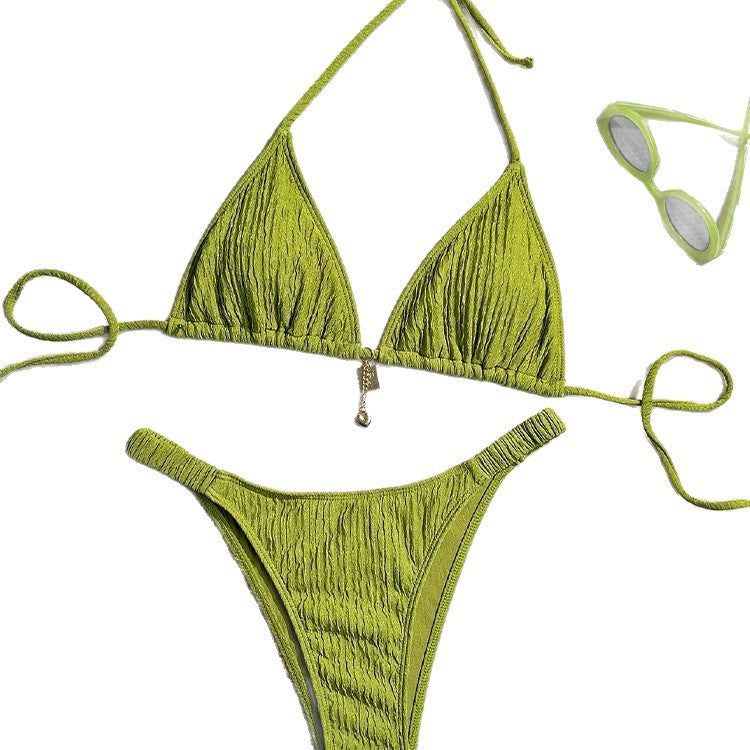 Damen Triangel-Bikini mit raffinierten Rüschen R&B