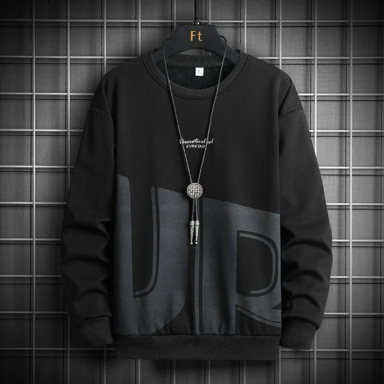 Herren lässiger Sweatshirt mit modischem Design R&B