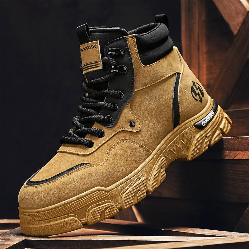 Damen Sportliche High-Top Stiefel mit robustem Profil und Dämpfungstechnologie R&B