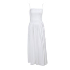 Damen Elegantes Maxikleid mit schmalem Schnitt und in der Taille gerafftem Design EB