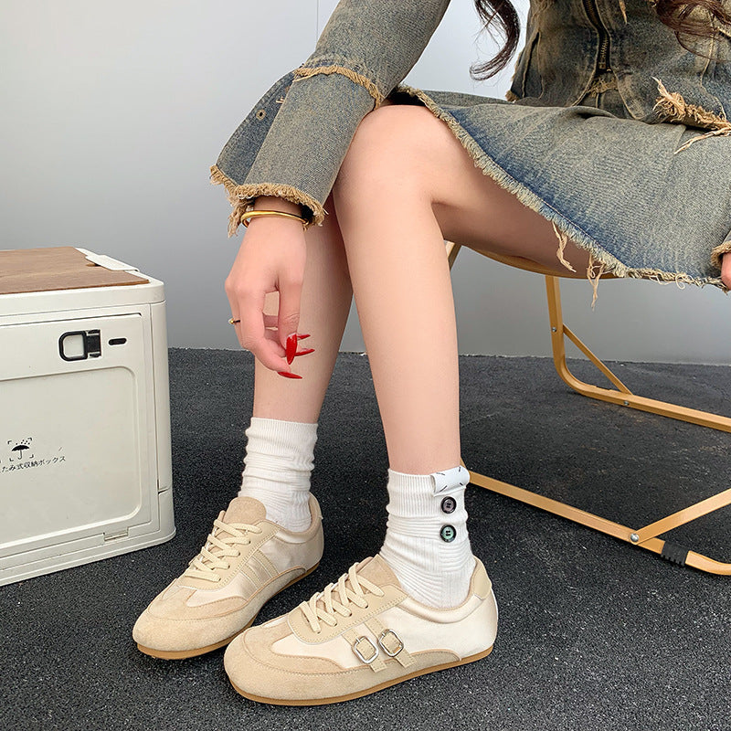 Damen Sportliche Sneakers mit hochwertigem Wildleder und ergonomischem Design R&B