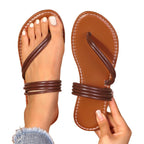 Damen elegante Flip-Flop Sandalen R&B