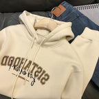 Damen Hoodie mit kreativem Schriftzug und lässigem Oversized-Schnitt