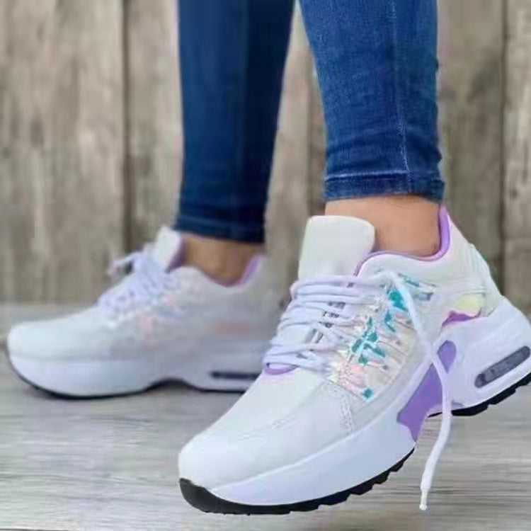 Damen Sportliche Lauf-Sneaker mit atmungsaktivem Obermaterial und dämpfendem Fußbett