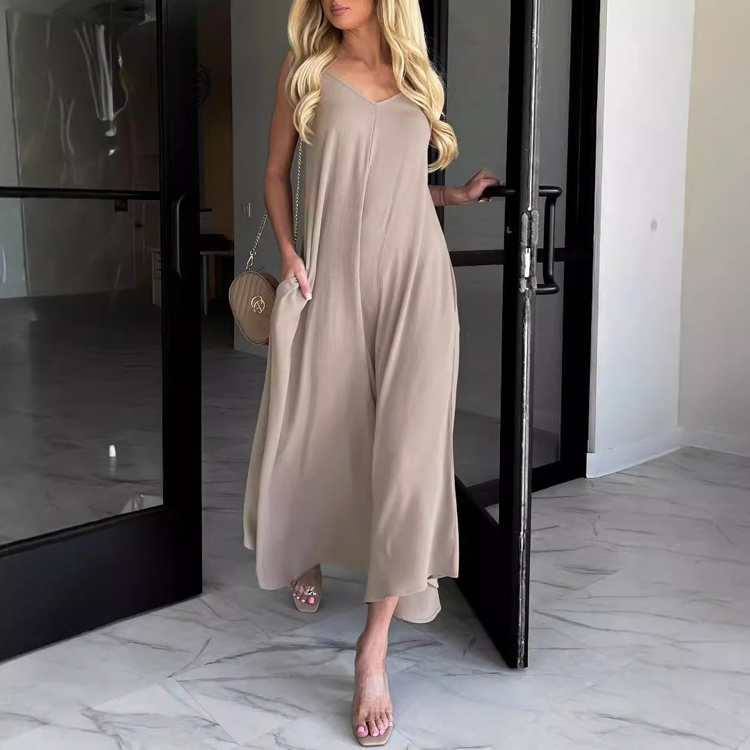 Damen Sommerliches Maxi Kleid R&B