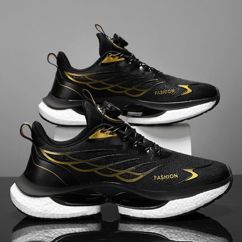 Damen Sportliche Laufschuhe mit atmungsaktiver Mesh-Oberfläche und dynamischer Dämpfungstechnologie R&B