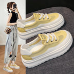 Damen Modische Chunky Sneaker mit atmungsaktivem Obermaterial und dämpfender Sohle R&B