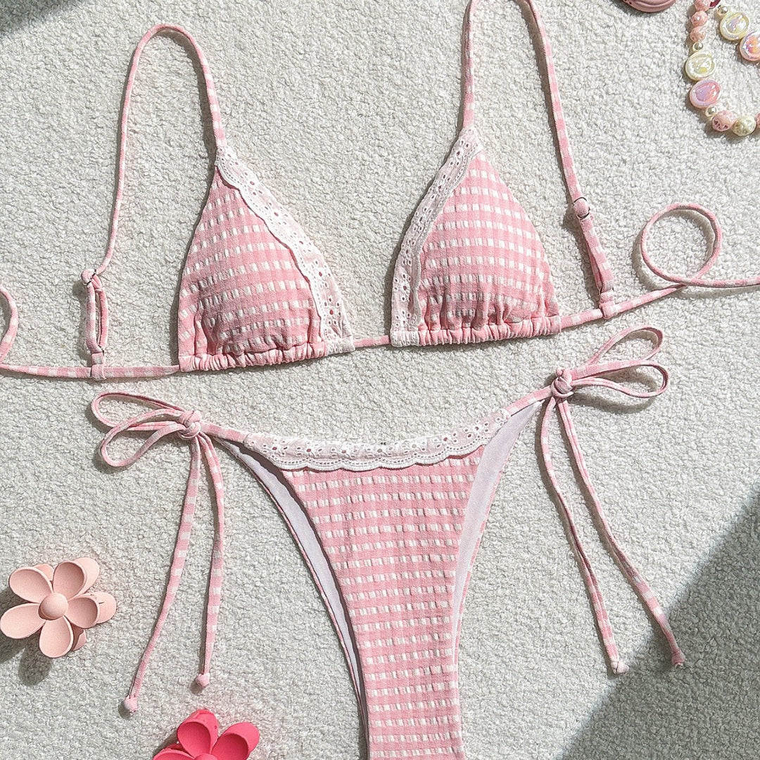 Damen Triangel-Bikini mit verspielt elegantem Design R&B
