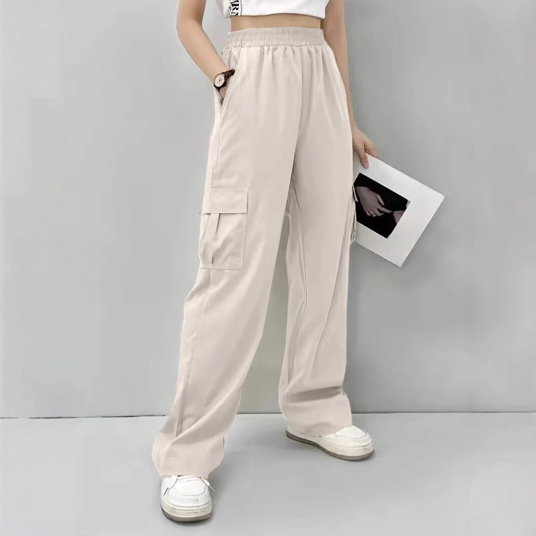 Damen Cargo-Hose mit elastischem Bund und praktischen Seitentaschen R&B