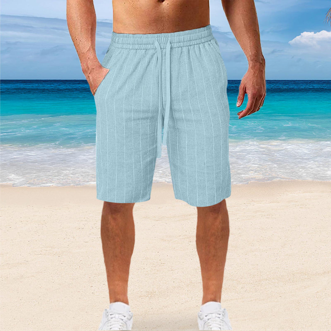 Herren komfortable Freizeithosen mit elastischem Bund und seitlichen Taschen R&B