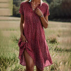 Damen Hemdkleid mit Polo-Kragen und leichtem, atmungsaktivem Stoff