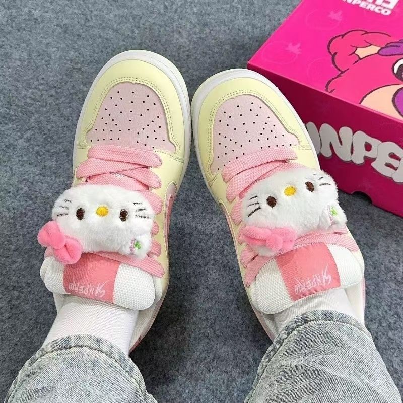 Damen Sportliche Sneakers mit niedlichem Tierdesign