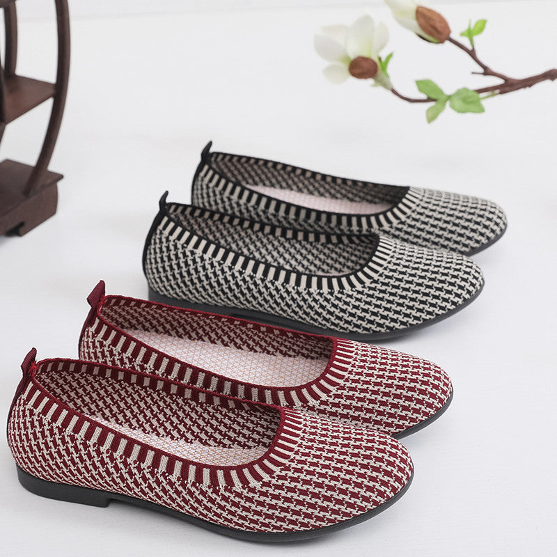 Damen Bequeme Ballerinas mit elastischer Sohle R&B
