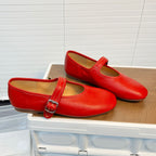 Damen Elegante Ballerinas mit modischem Riemen und komfortabler Innensohle R&B