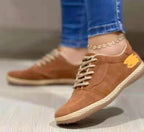 Damen Freizeit Sneakers mit hochwertiger Wildleder-Oberfläche und rutschfester Sohle R&B