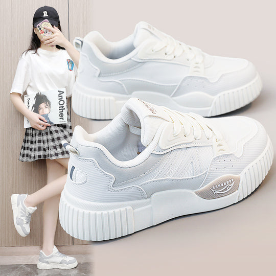 Damen sportliche Sneakers mit futuristischem Design und bequemer Dämpfung R&B