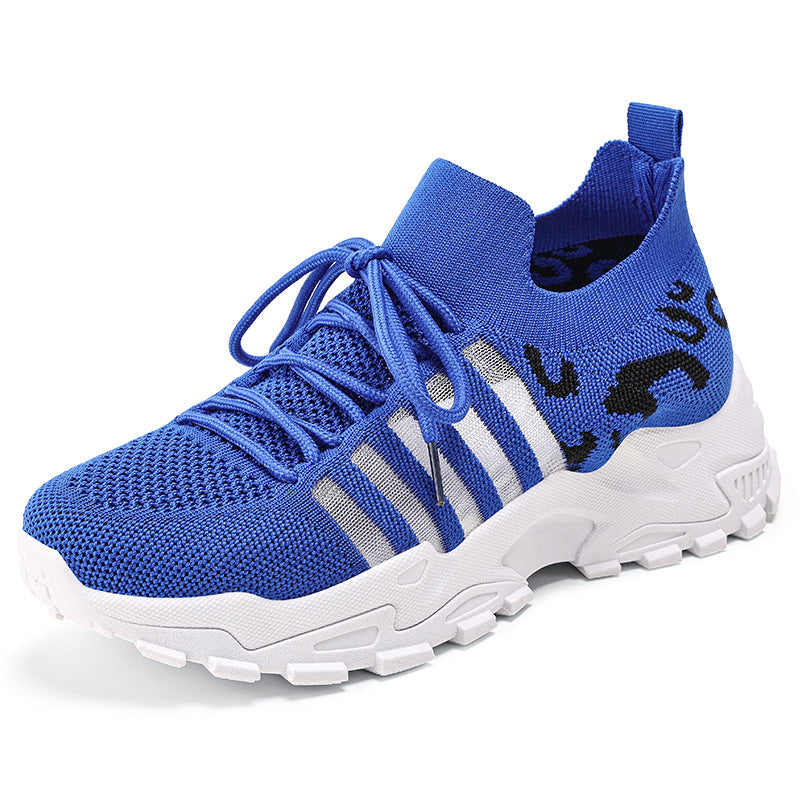 Damen Sportliche Strick-Sneakers mit elastischer Passform R&B