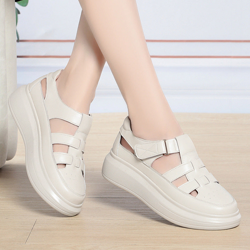 Damen Komfortable Sandalen mit verstellbarem Klettverschluss und atmungsaktivem Obermaterial R&B