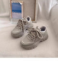 Damen Sportliche Sneakers mit robustem Profil und bequemer Dämpfung