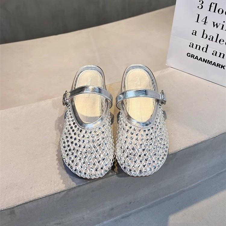 Damen Glamouröse Clogs mit Strassverzierungen R&B