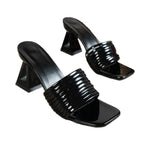 Damen Chunky Absatzsandalen mit elegantem Riemen und modischem Design