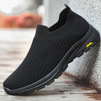 Damen Atmungsaktive Slip-On Sneakers mit elastischem Strick-Obermaterial R&B