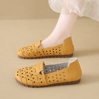 Damen Komfortable und atmungsaktive Slipper mit modischem Cut-Out-Design R&B