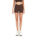 Damen Sportliche Hochbund-Shorts R&B