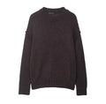 Damen lässiger Pullover mit Oversized-Schnitt und strukturiertem Muster R&B