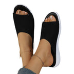 Damen bequeme Freizeitsandalen mit atmungsaktivem Netzdesign R&B