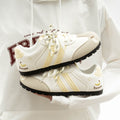 Damen Sneakers mit verspieltem Bananenmotiv und rutschfester Gummisohle