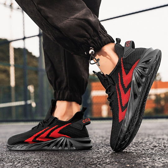 Damen Atmungsaktive und flexible Fitness-Sneaker mit rutschfester Sohle R&B