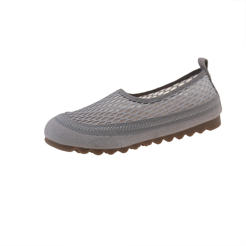 Damen leichte und atmungsaktive Mesh-Ballerinas