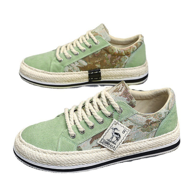 Damen Casual Sneakers mit hochwertigem Textil-Obermaterial und Frottee-Zierband R&B