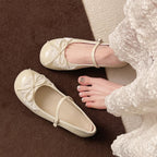 Damen Elegante und verspielte Ballerinas mit Schleifen-Detail R&B